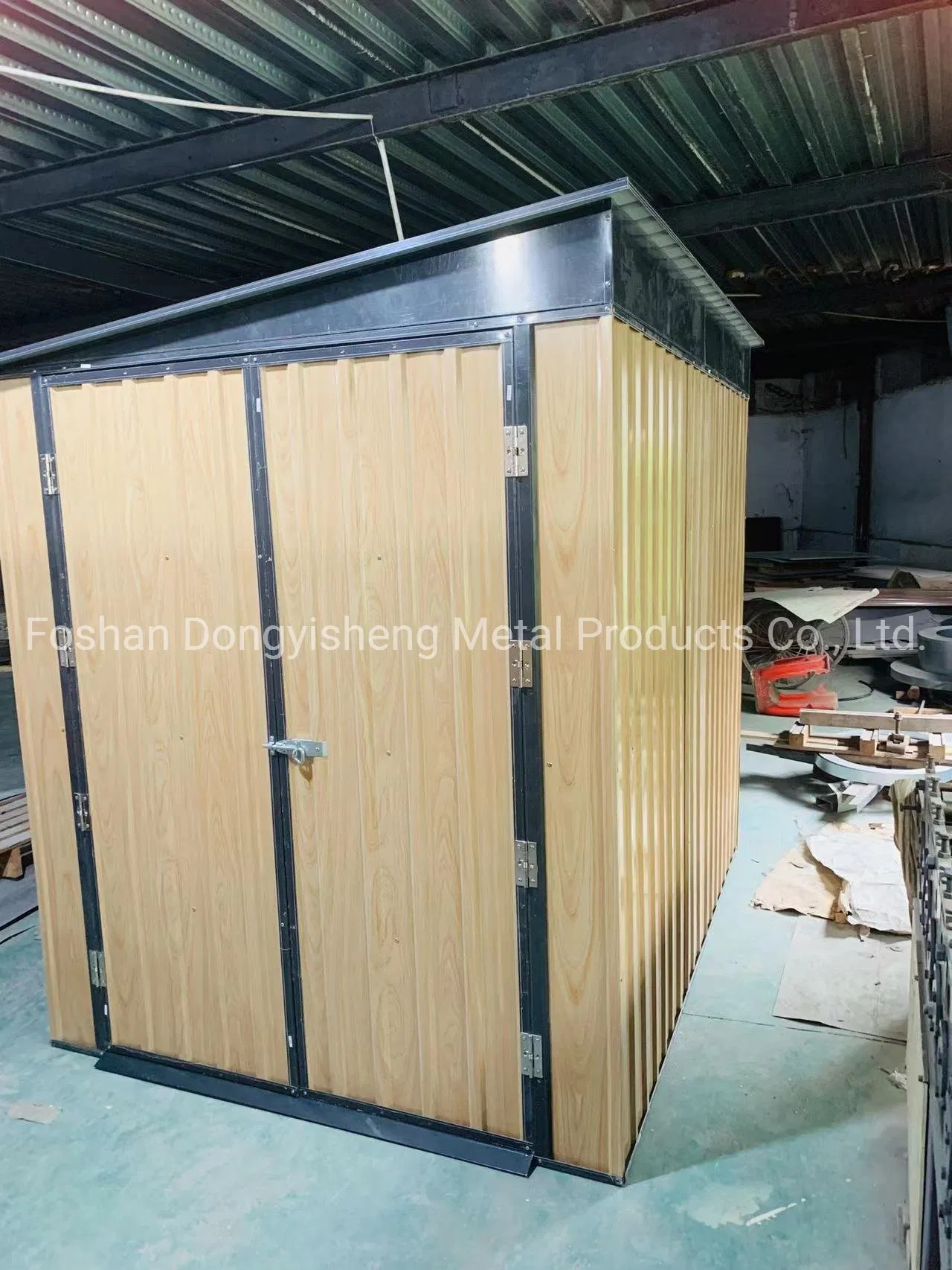 Metal Motor Bike Garage Lean to Style Ksmb200300207-L