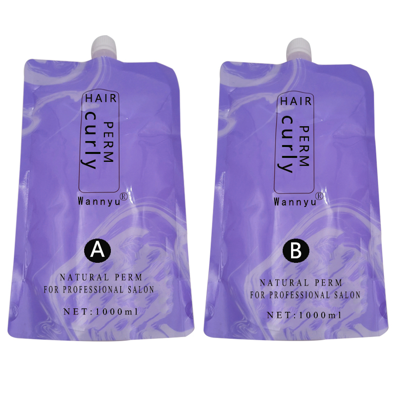 No Side Effect Professional Salon Use Organic Hair Curly Perm