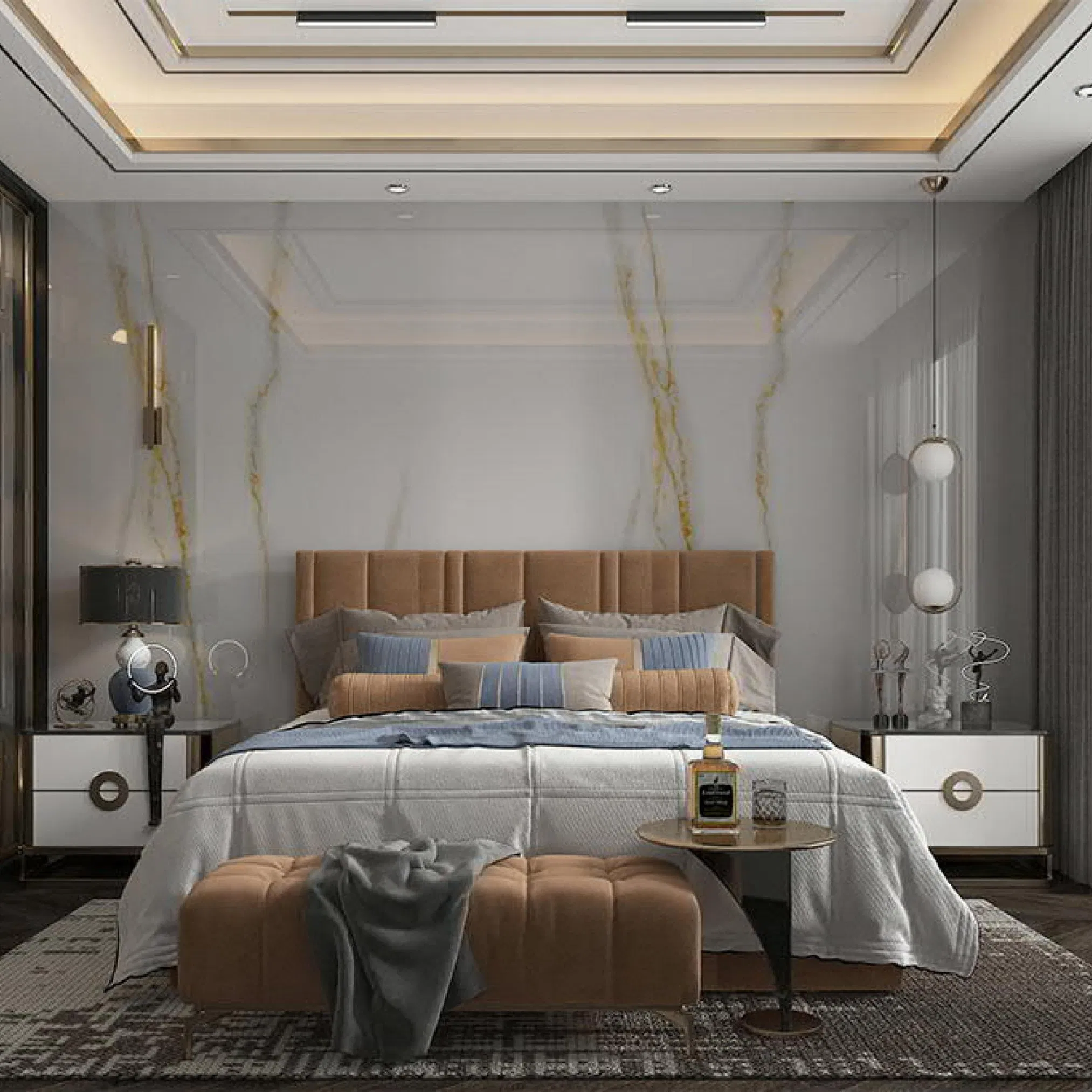 Modern Geometric Wall Sticker Art for Trendy Room Makeover