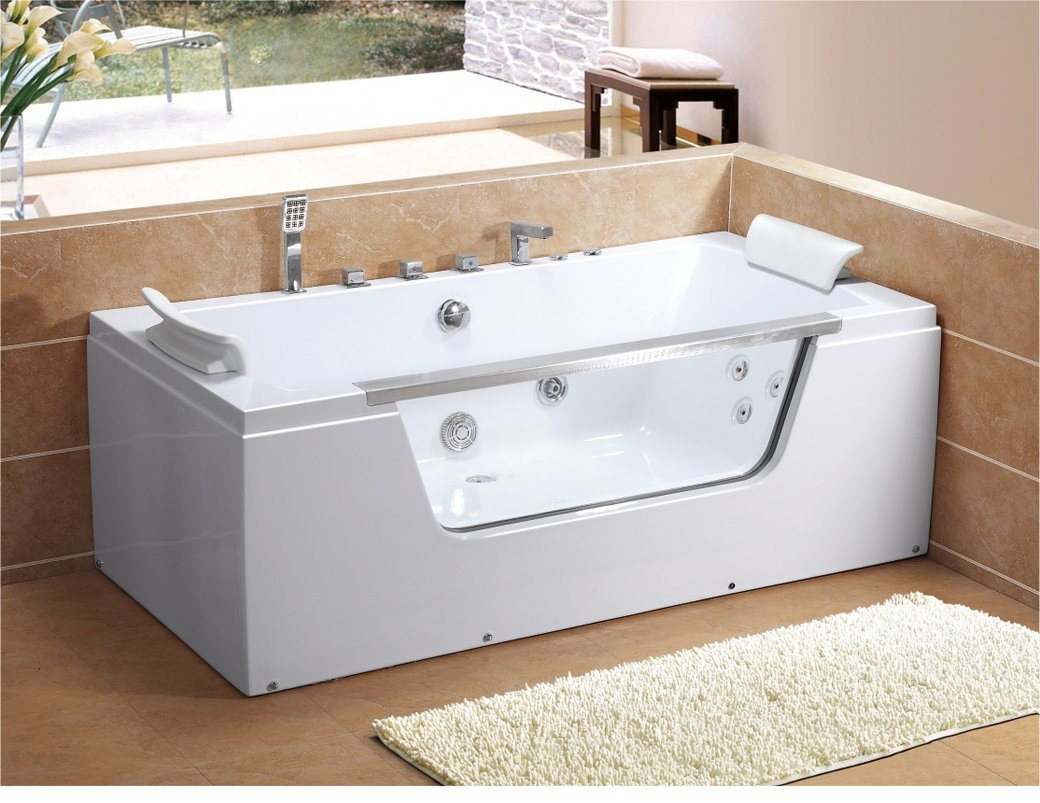 Гидромассажная ванна Bubble Bath с джакузи и подсветкой