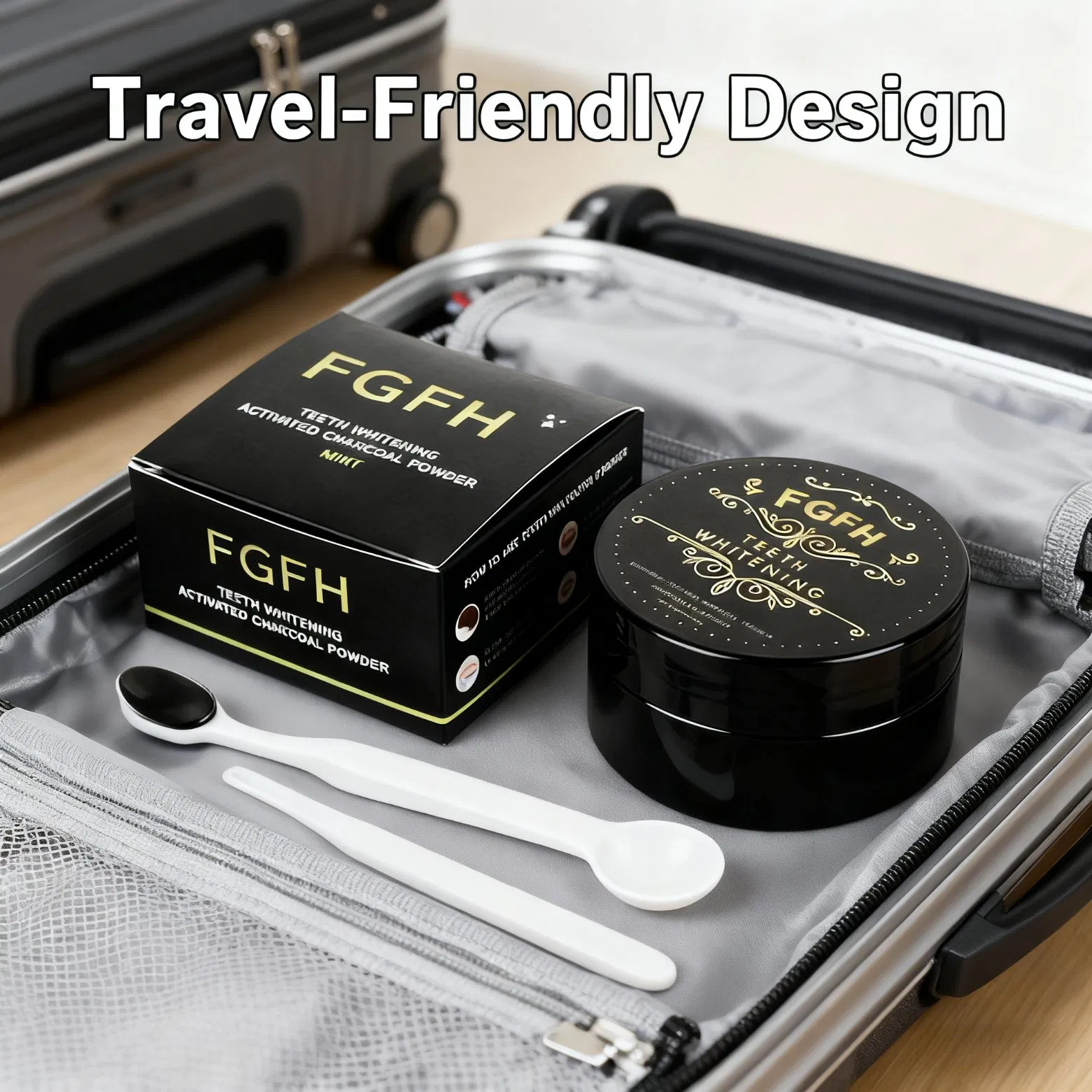 Activated Charcoal Teeth Whitening Powder for Dental Care
