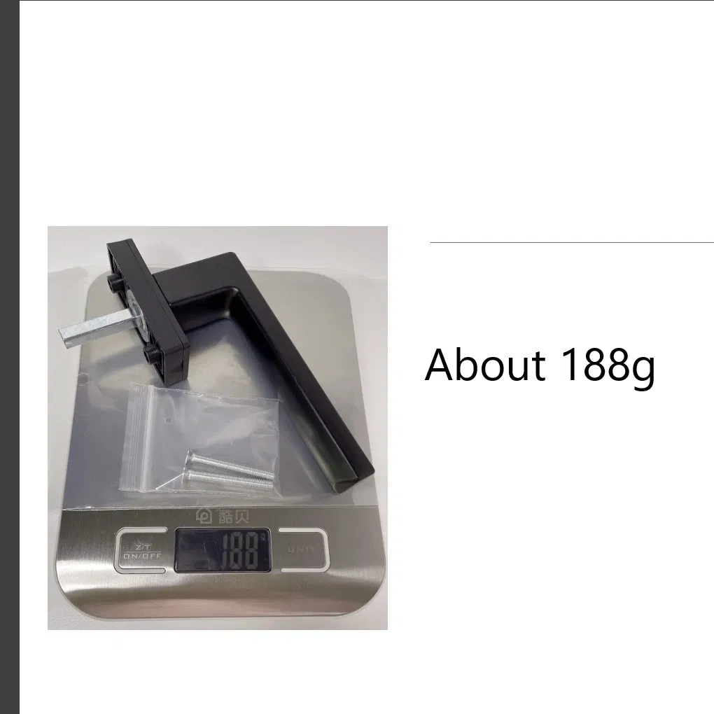 Wholesale Aluminum Accessories Black Window Handles Casement Window Handle Aluminum Alloy Square Handle