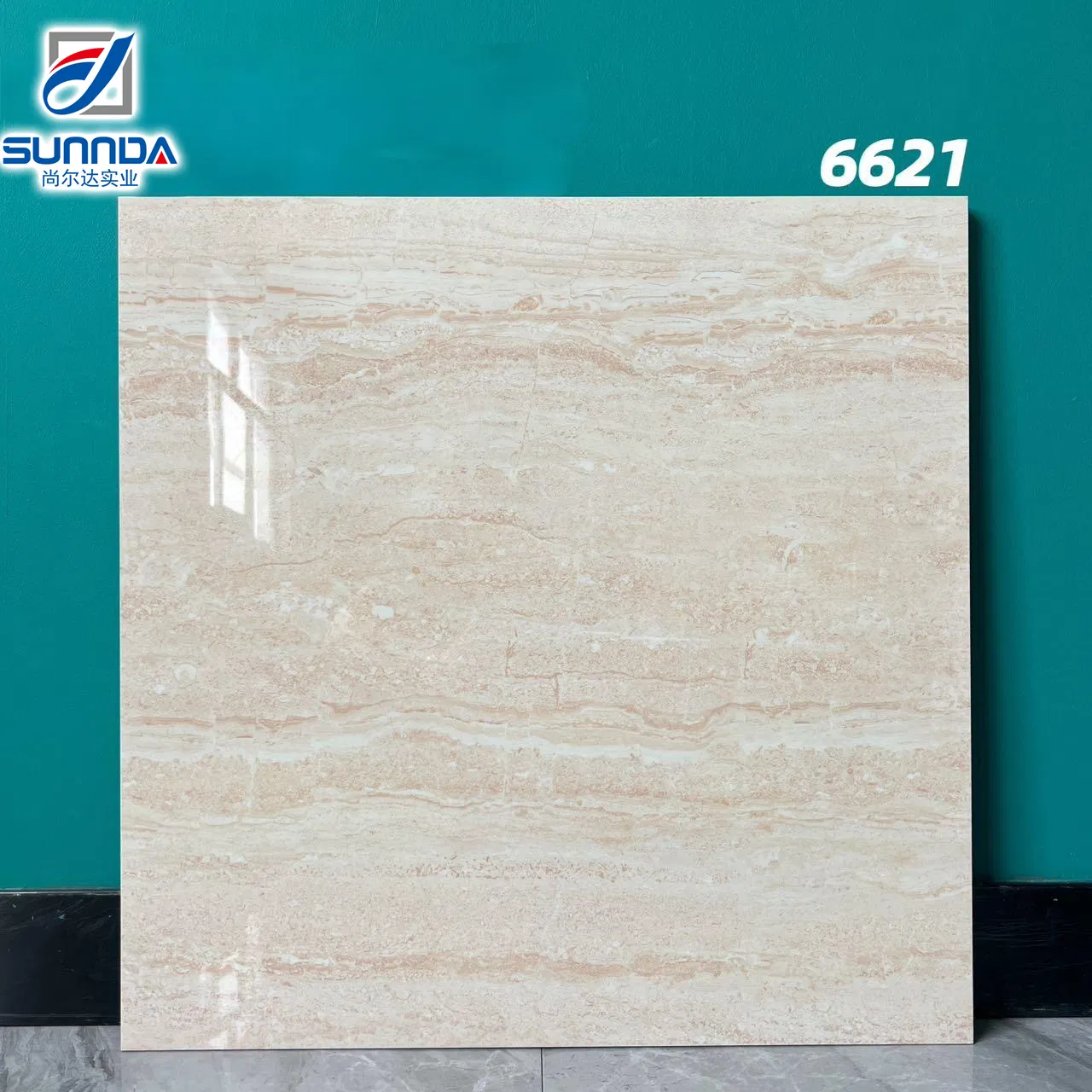 Building Materials Glossy Finished Marble Glazed Polished Porcelain Tiles