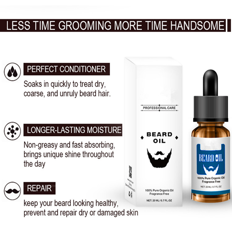 Professional Custom Natural Organic Beard Growth Oil