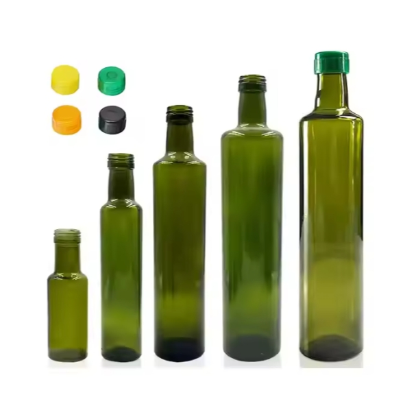 125ml 250ml 500ml Round Glass Olive Oil Bottle Olive Oil Bottle Wholesale