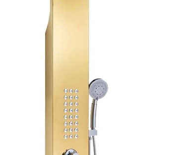 Ec-1016 Golden Shower Panel Column Towers Stainless Steel Wall Mount Shower Panel