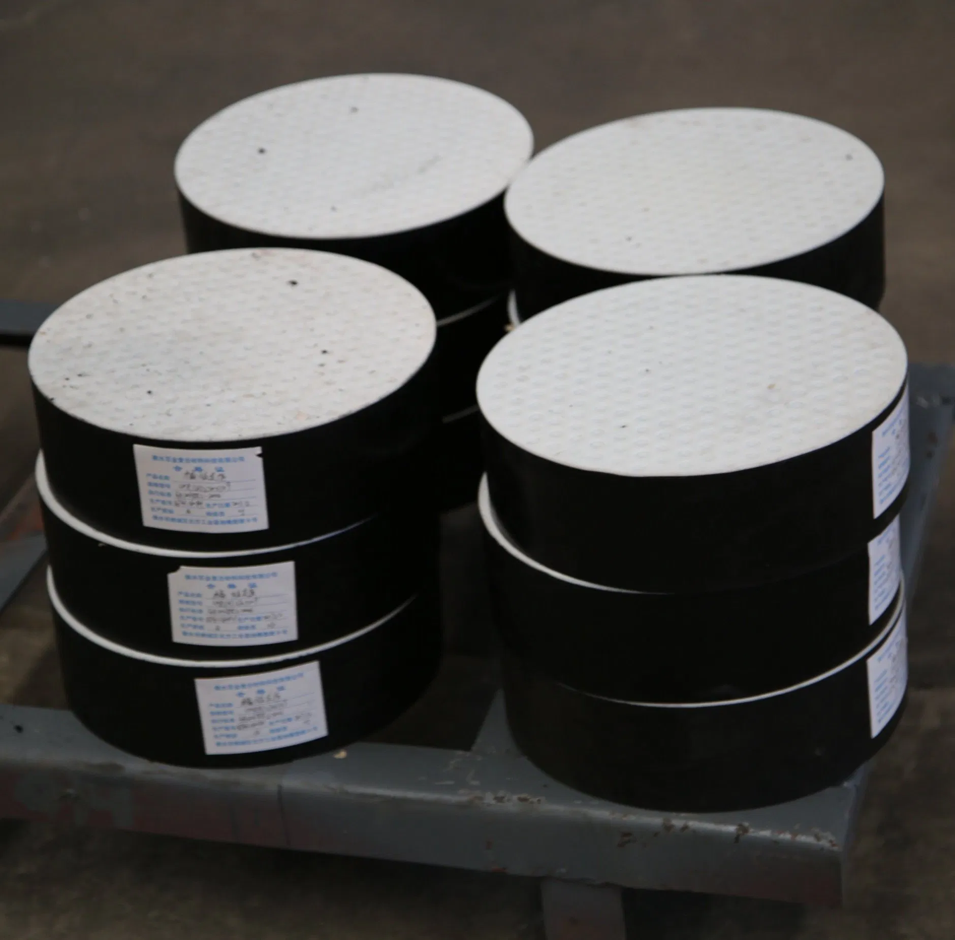 Jingtong Rubber Laminated PTFE Elastomeric Bridge Rubber Bearing for Bridge Construction
