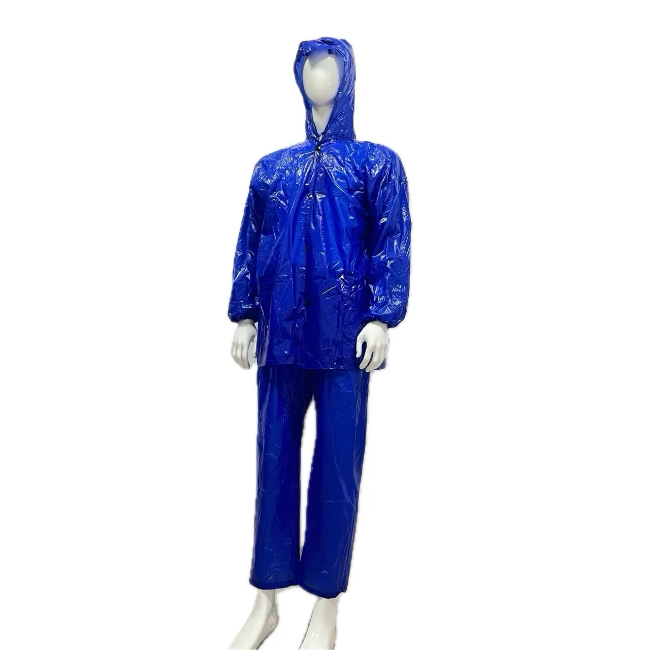 Blue Disposable Outdoor Riding Split Rain Coat Waterproof Motorcycle Suit