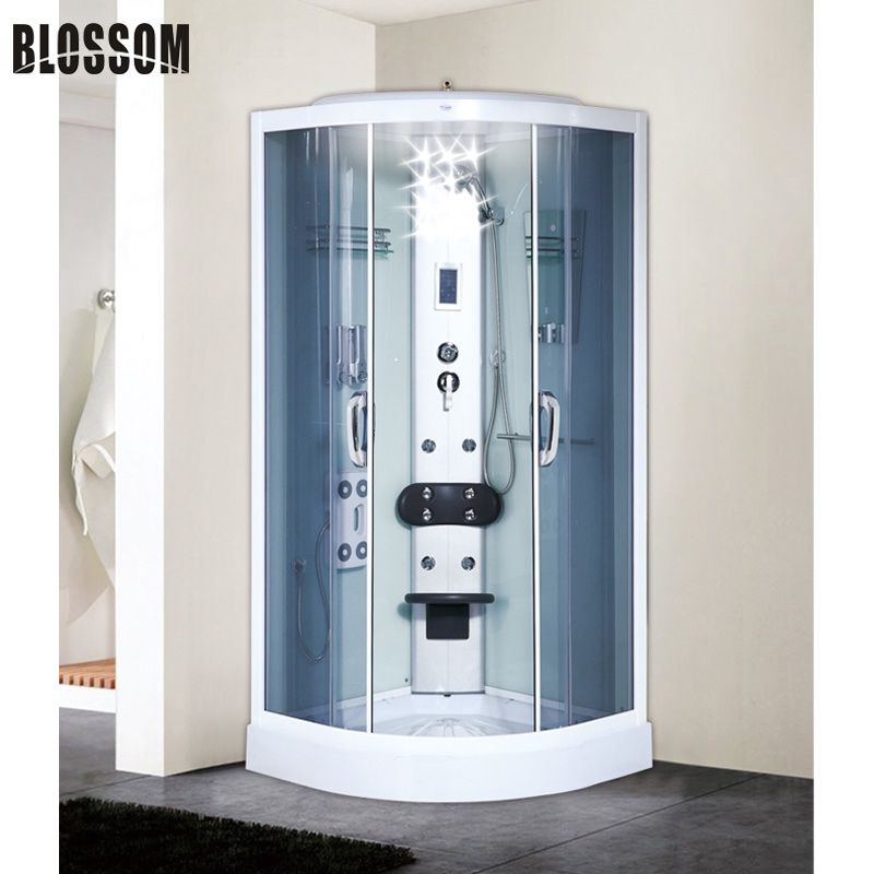 Factory Sanitary Ware Computerized Glass Cabin Massage Steam Bathroom Showers