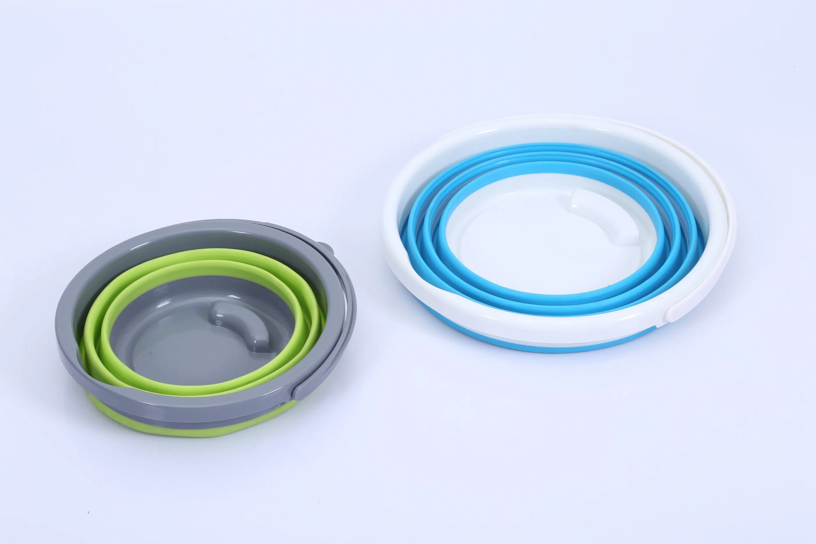 Outdoor Collapsible Bucket with Handle Collapsible Bucket Outdoor Fishing Products Household Convenient Cleaning Tools