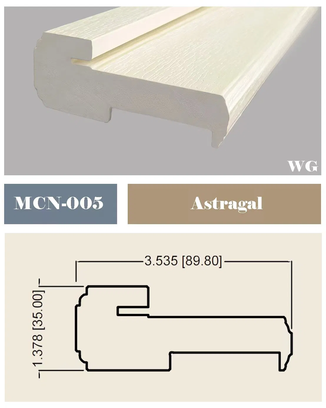 Us UK Standard PVC Door Frame