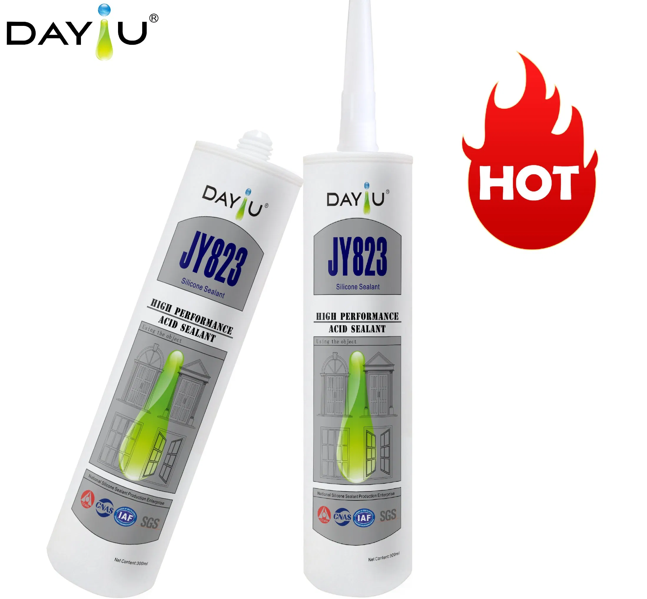 Gap Filling Around Door and Window Frames Bonding Jointing Acid Sealant Silicone