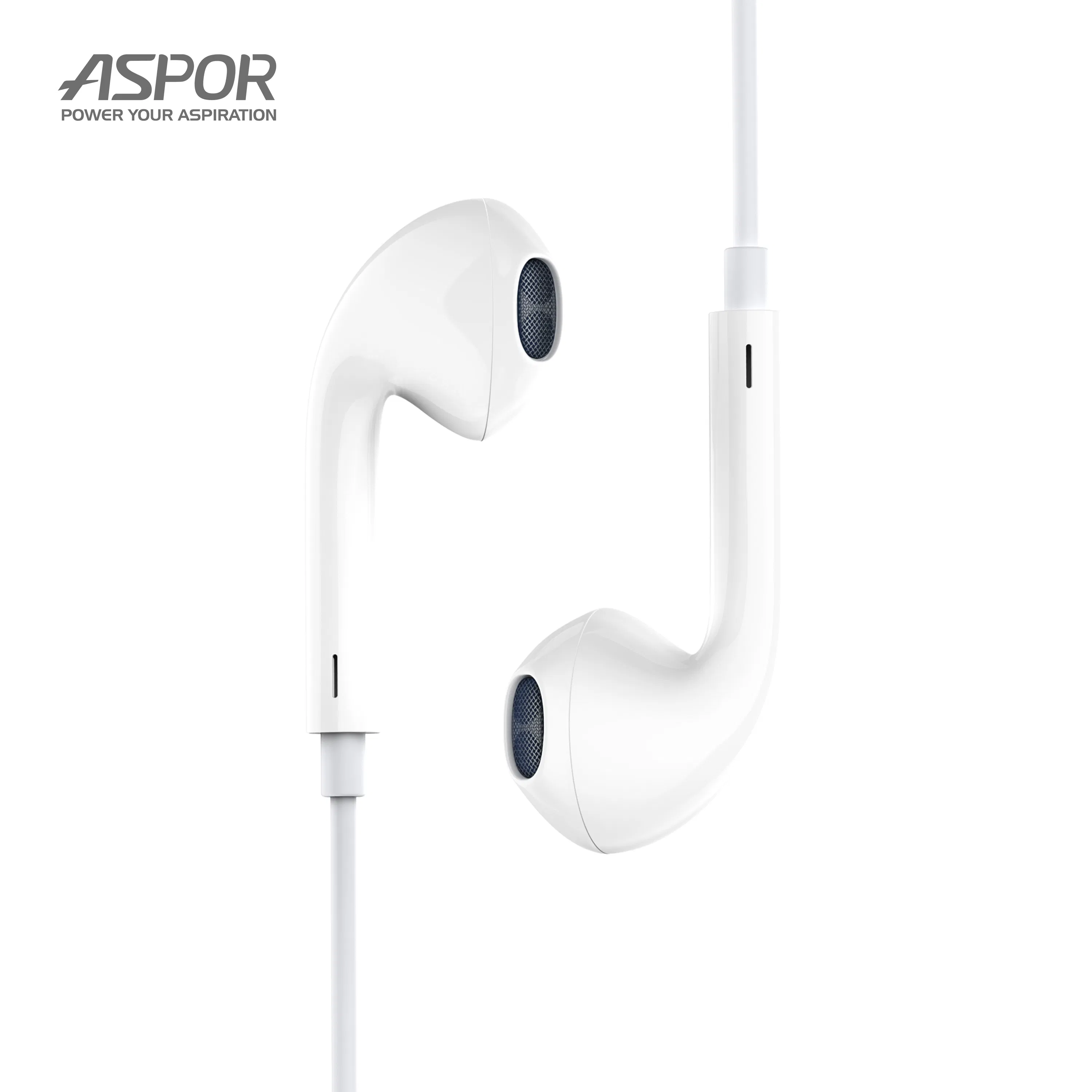 Наушники Aspor с микрофоном для iPhone (Lightning)