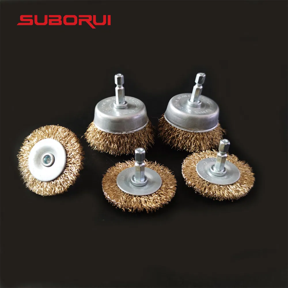Suborui Manufacturer Abrasive Tool Heavy-Duty Wire Cup Brush for Efficient Surface Cleaning Polishing