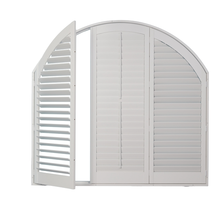 Custom Triangle Round Hexagon Arch Shaped Shutters Fit Your Unique Windows Treatment