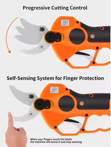 25V 40mm Electric Vineyard Pruning Shears Hot Selling Cordless Electric Pruning Shear with Li-Battery