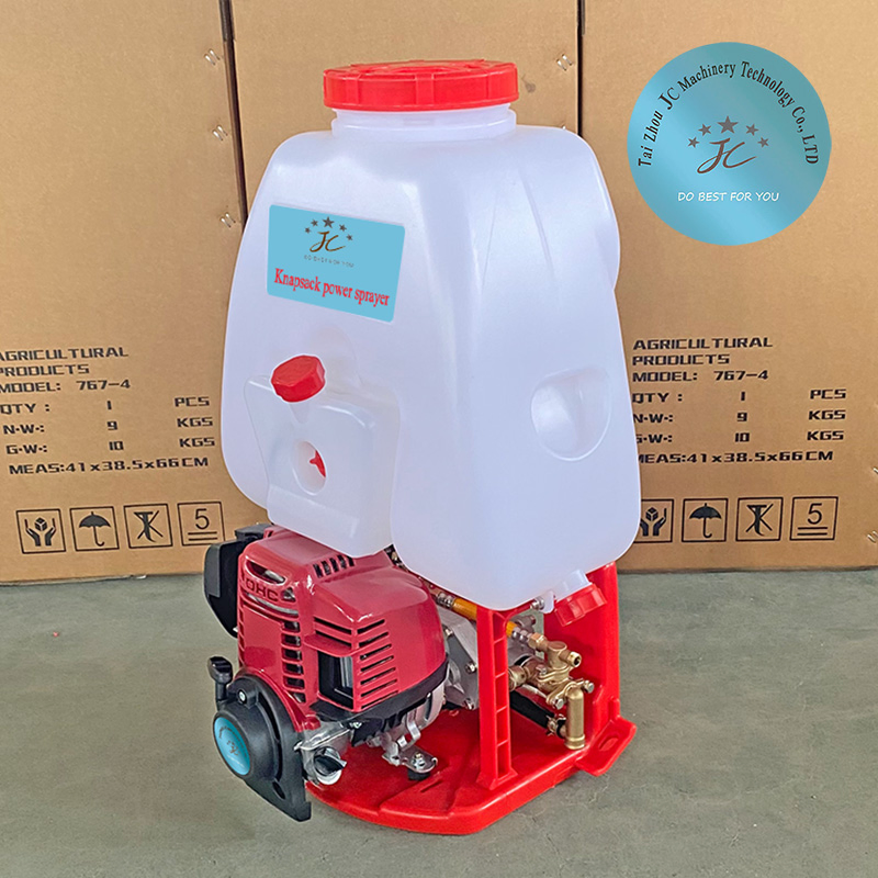 Taizhou Jc 4-Stroke Gasoline Engine Power Sprayer Agricultural Sprayer Pump Garden Sprayer Knapsack Power Sprayer