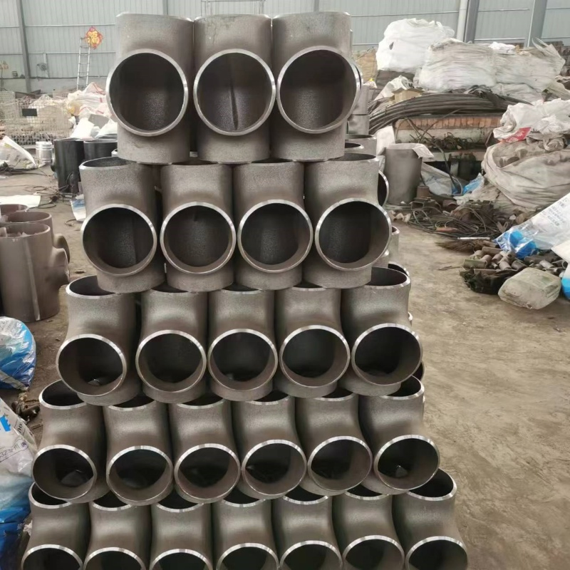 Butt-Welded Pipe Fittings Forged Stainless Steel 316 Seamless Straight Cross Tee
