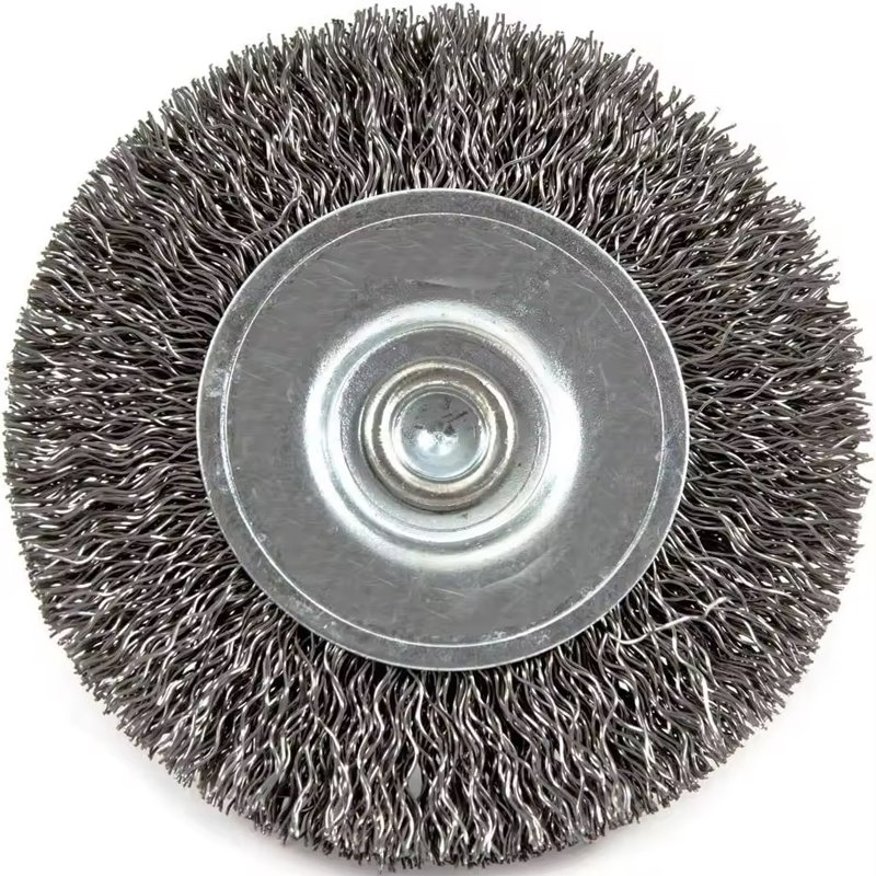 Wire Brush for Wheel Rust Removal Polishing Wheel Wire Brush Abrasive Tool