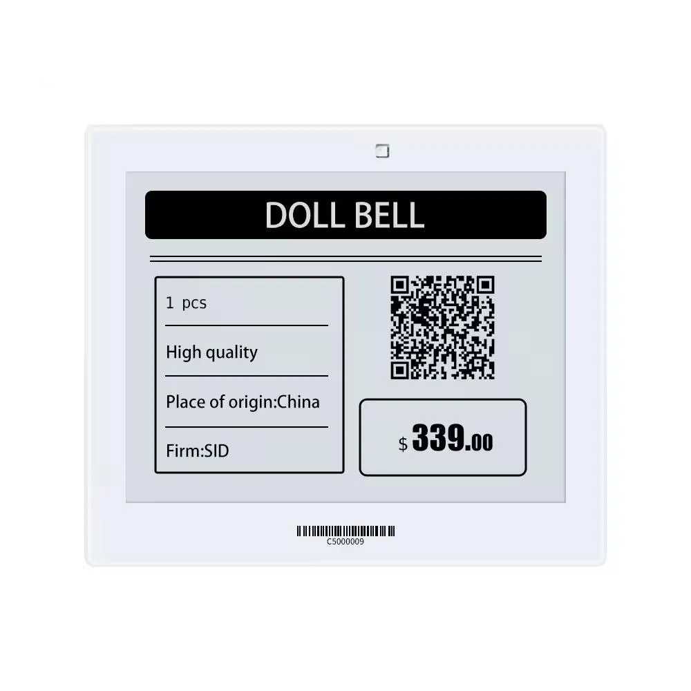 Supermarket Shelf 5.83-Inch Retail Electronic Ink Screen Display Price Tag