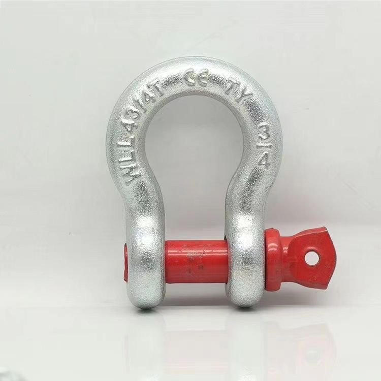 Hot Sale D Shape Industrial 36*24*12cm China 3/4 Shackles Tri-Circle Long Shackle