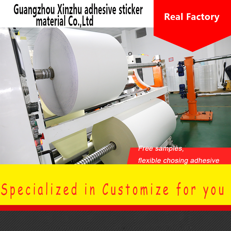 Customized Direct Thermal Shipping Label Supermarket Price Sticker Paper Raw Material