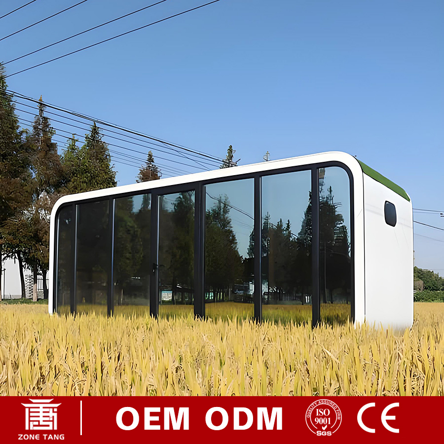 Best Temporary Customize Expanding Container Manufactured Homes Apple Capsule House