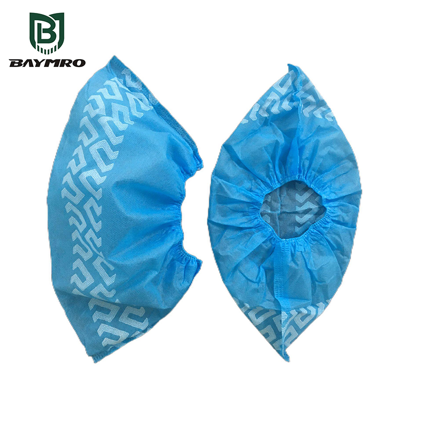 Disposable PP Nonwoven Thickened Breathable Print Wear Skip Resistant Shoe Covers