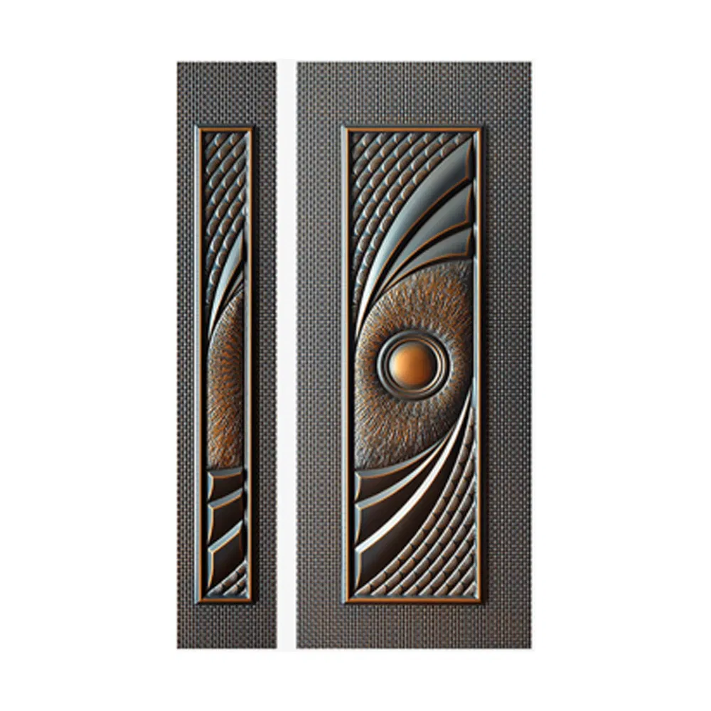 Embossed Metal Door Sheet Galvanized Steel Door Plates Panel Moulded Stamped Steel Door Skins