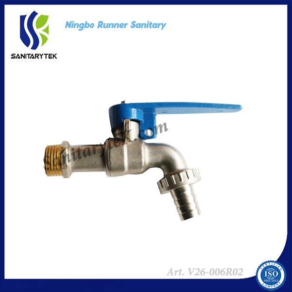 Латунный шаровой кран с накидной гайкой и замком V26-006R02