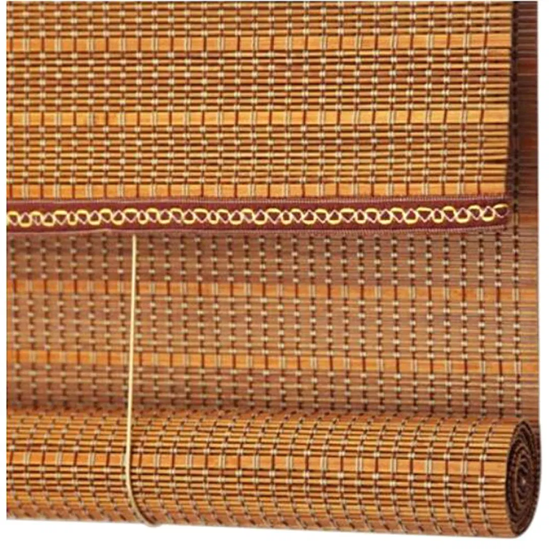 Cordless Bamboo Roman Rolling Matchstick Window Blinds Shade