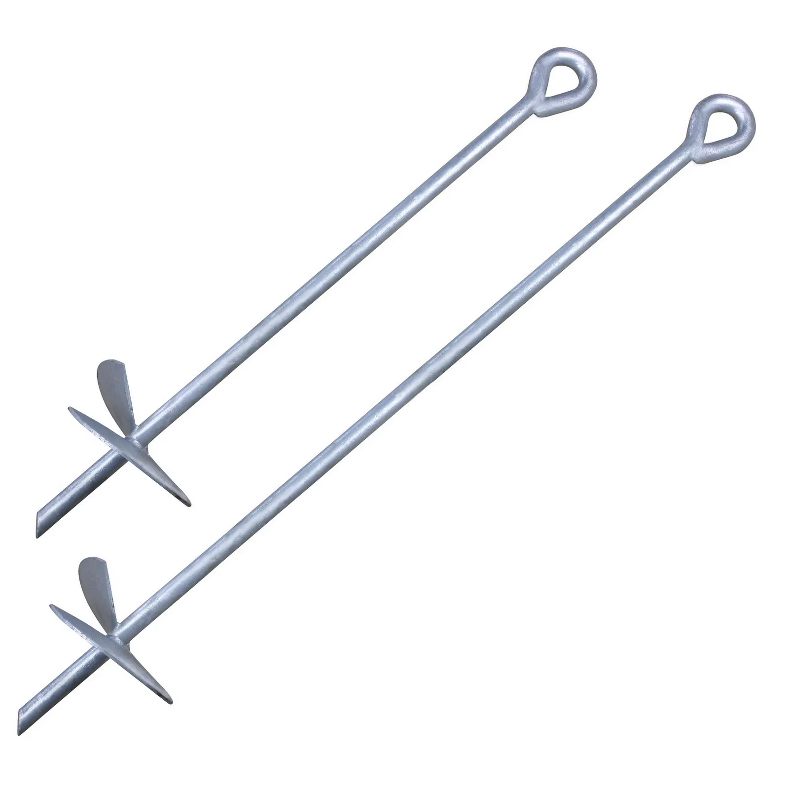 Винтовой якорь для грунта оцинкованный