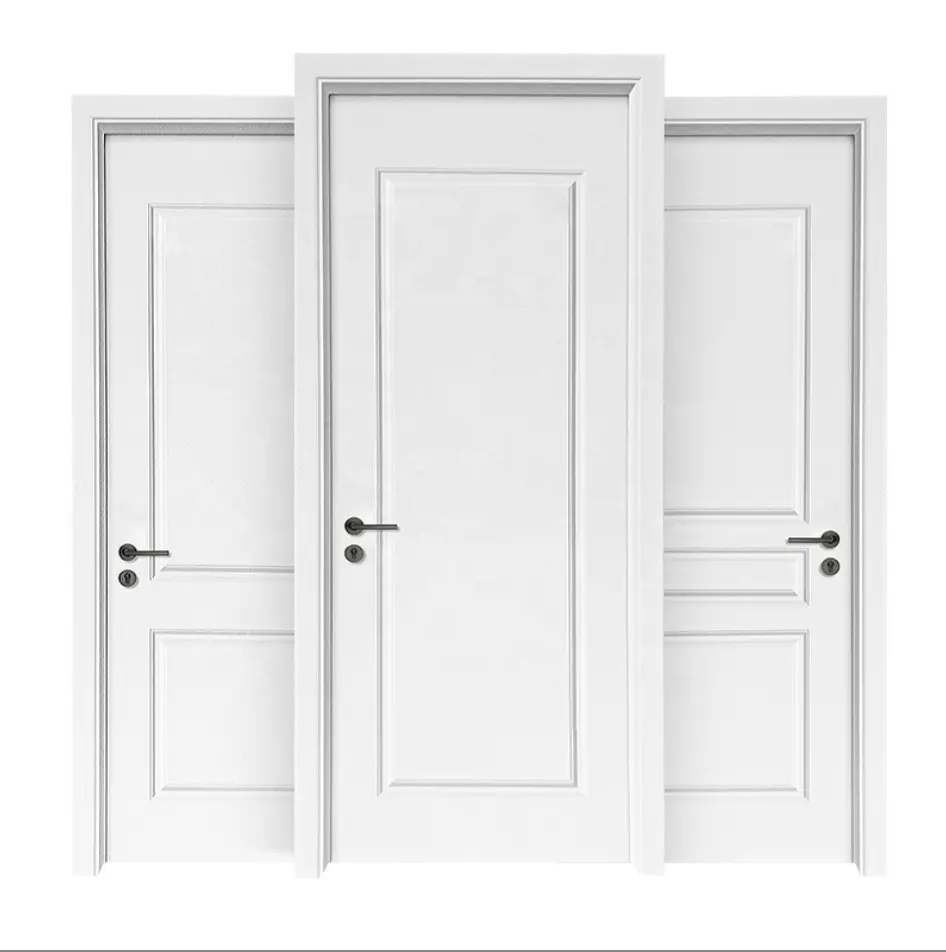 Cheap Price Hollow-Core Particleboard Wood Door Durable HDF MDF Skin Interior Shaker Doors