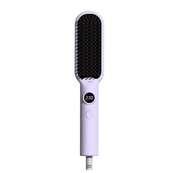 Wholesale New Ionic Hair Straightening Comb, Portable 2-in-1 Straightening & Curling Iron