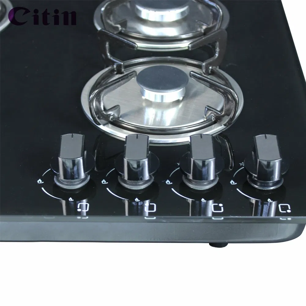 OEM Durable Enamel Pan Racks 6mm Glass Tops Gas Stoves