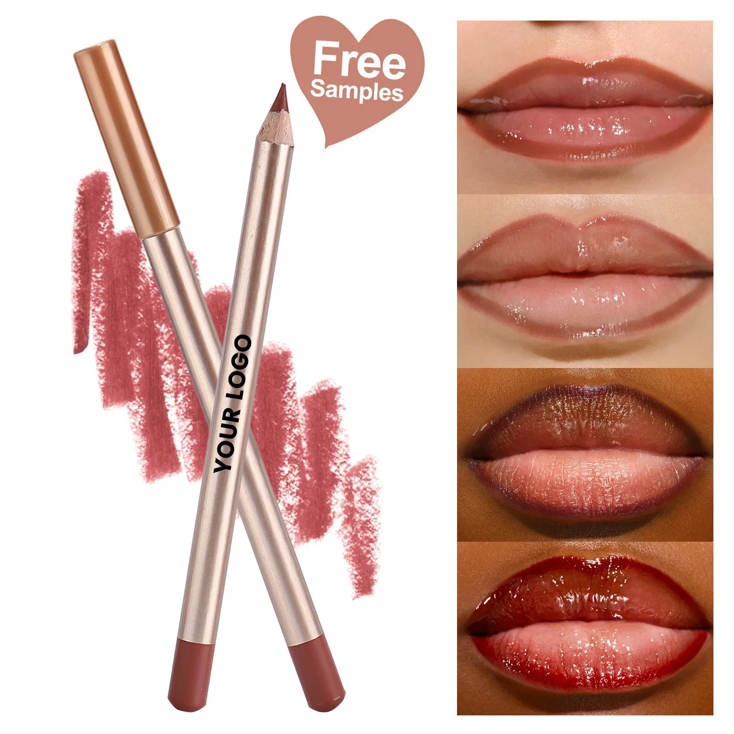 2025 New Design Vegan Lip Liner Pencil Makeup for Private Logo
