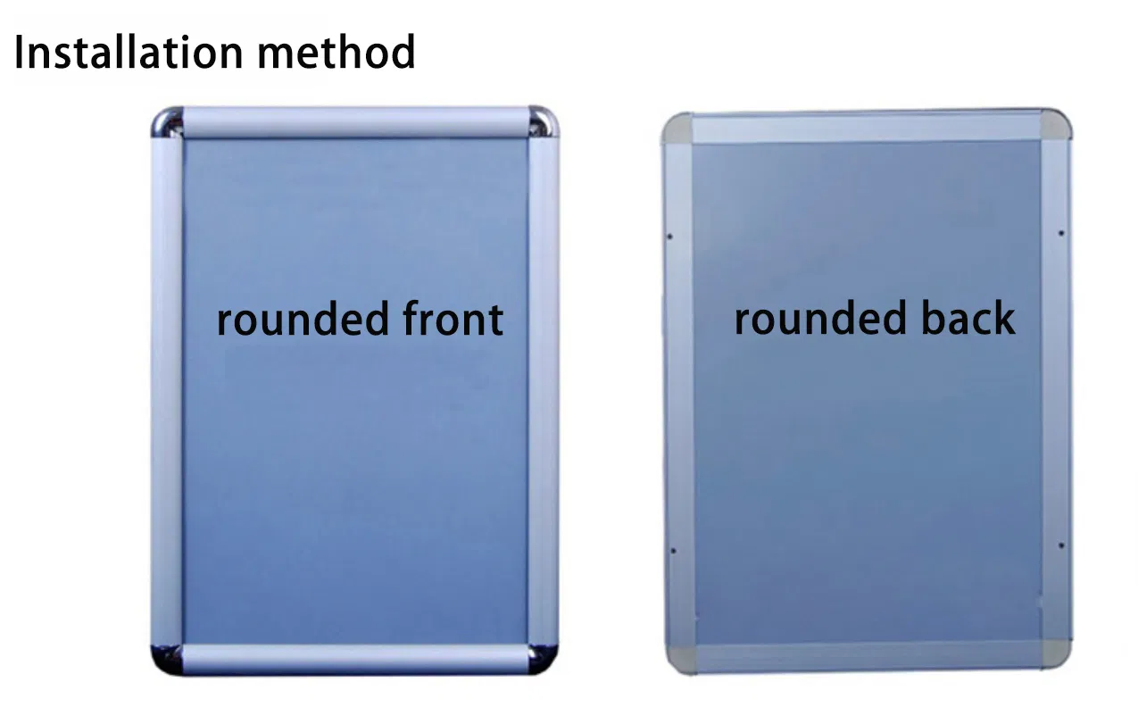 Wholesale and Custom A4 Poster Holders, Movie Advertising Aluminum Poster Holders, Snap-on Poster Holders