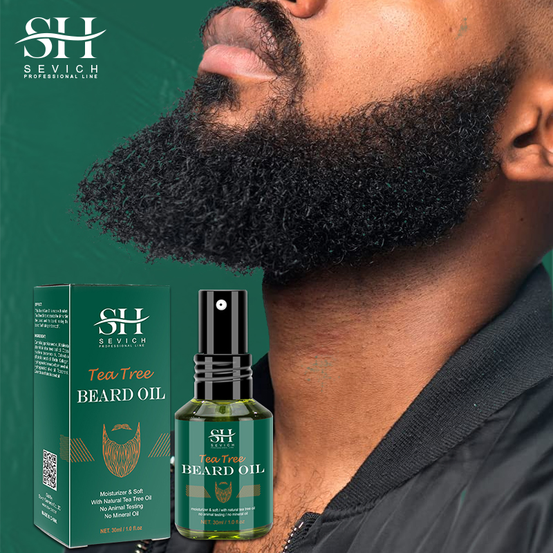 OEM/ODM Private Label Tea Tree Oil Beard Growth Oil for Men