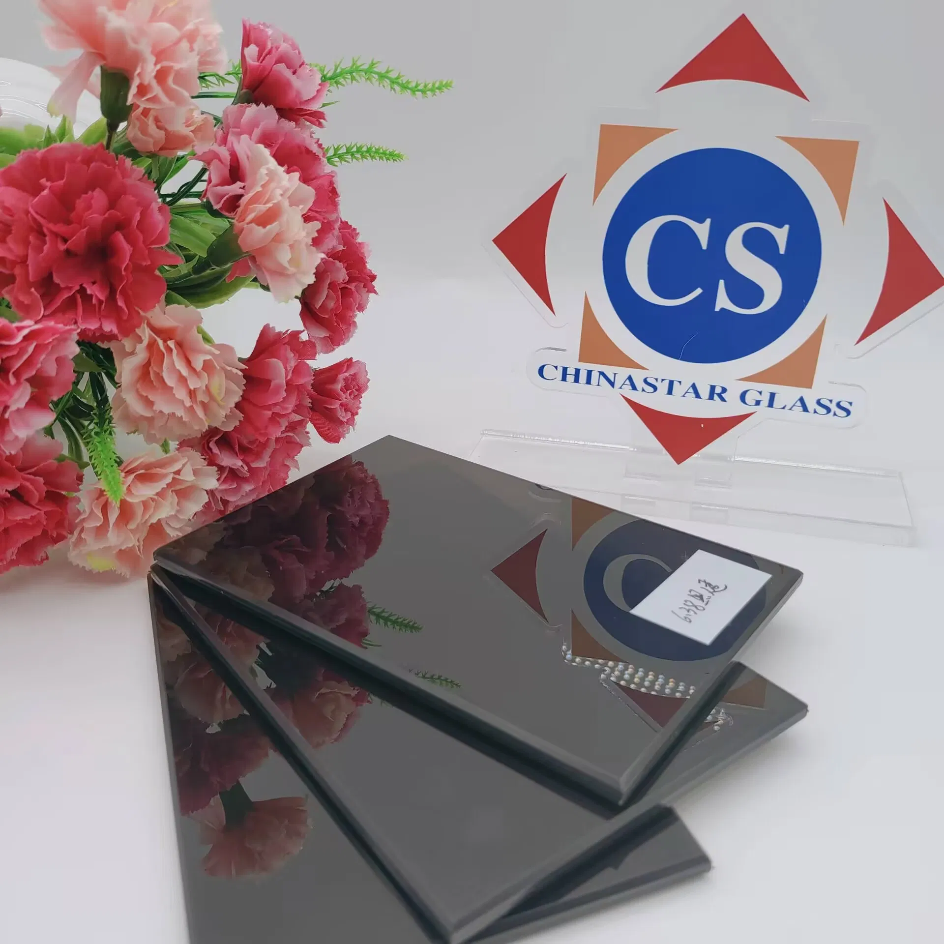 6.38mm Transparent Black Laminated Glass for Decorative/Furniture/Window/Architecture