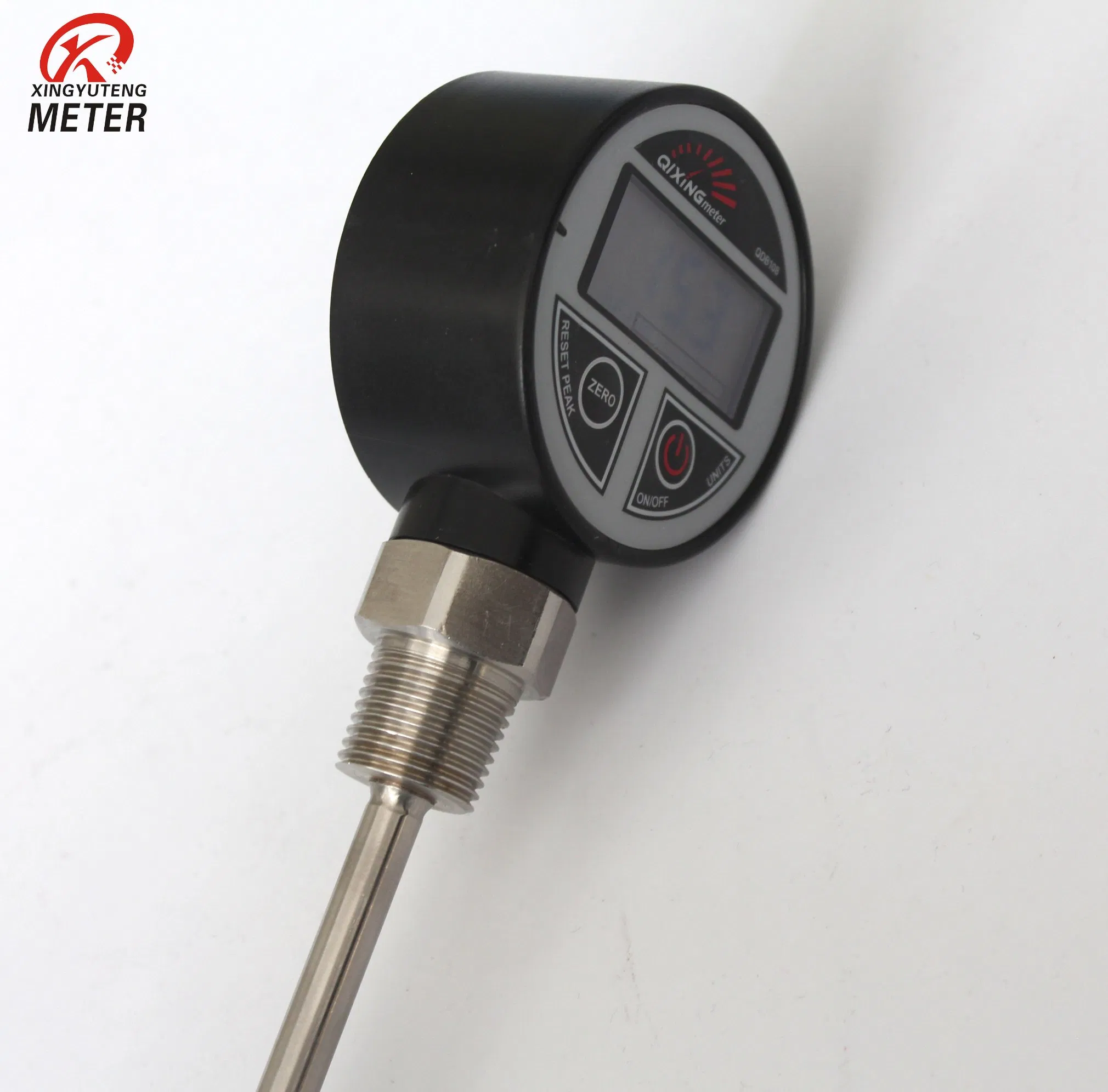 9VDC Battery Powered Oil Water Electronic Temperature Gauge Qtb108