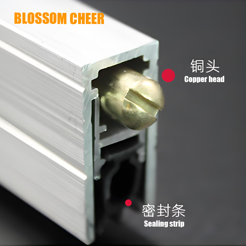 Custom Size Light Blocking Aluminum Door Bottom Seal Strip
