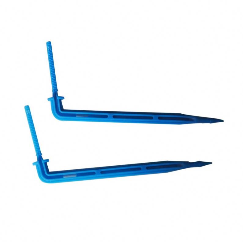 Greenhouse Drip Irrigation System 10cm Bend Short Angle Arrow Dripper