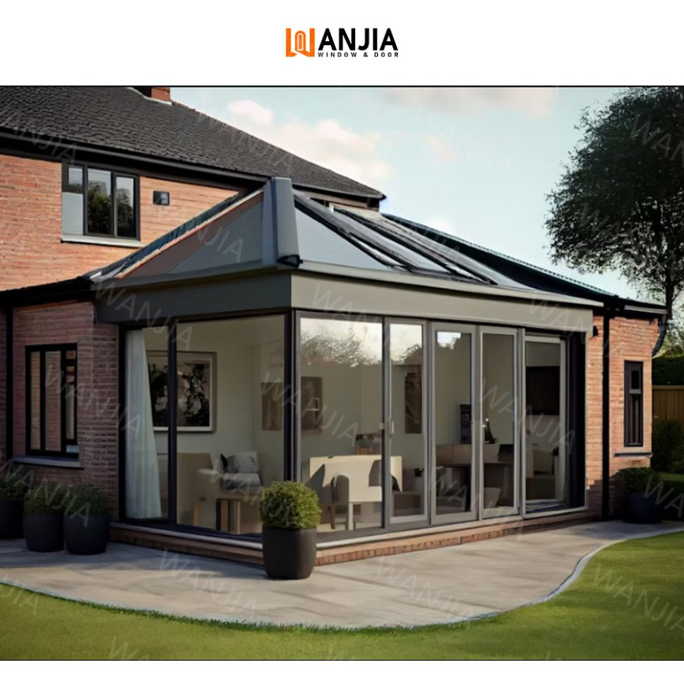 Versatile Aluminum Garden Solarium with Insulated Glass Design