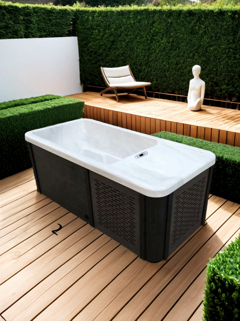 Отдельностоящая СПА ванна Ice Tub с чиллером