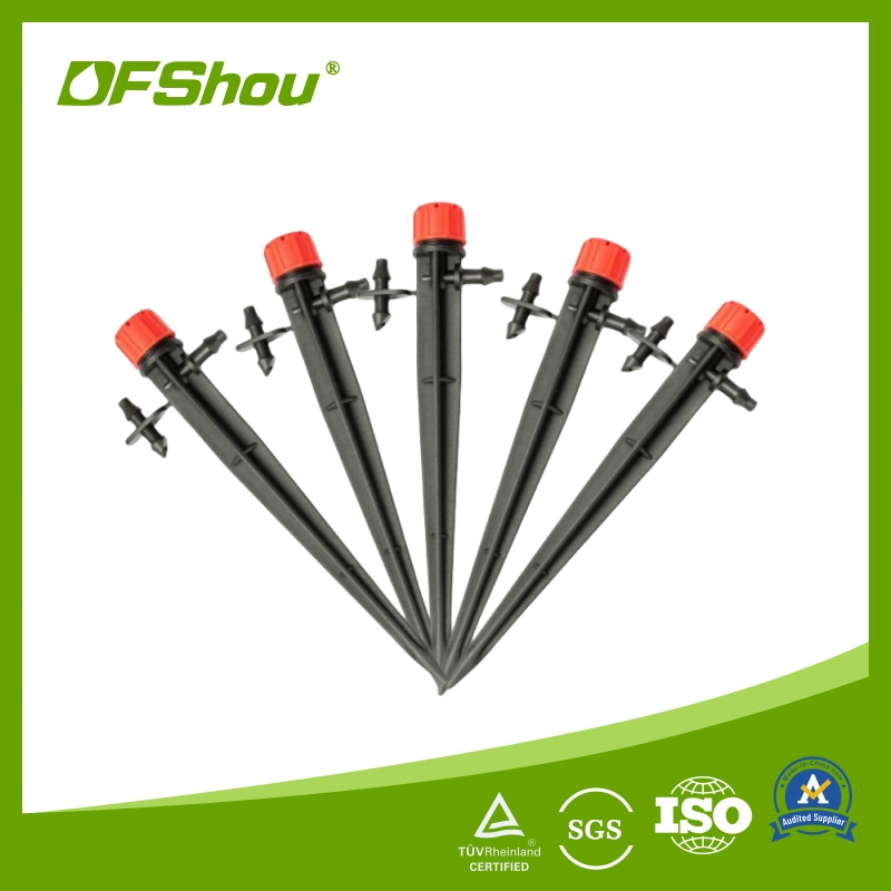 Adjustable Garden Lawn Micro Inline Dripper Watering Button Nozzle Dripper for Drip Irrigation
