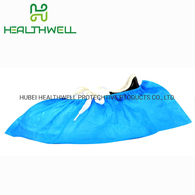 Disposable Non Woven Blue Indoor Shoe Cover