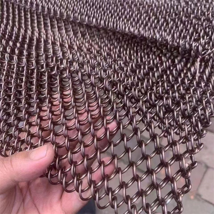 Aluminum Decorative Metal Coil Drapery Curtain Chain Link for Shower /Room Curtain/Ceiling Decoration
