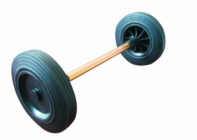 Garbage Bin Wheel and Axle for Mobile Waste Bin Container