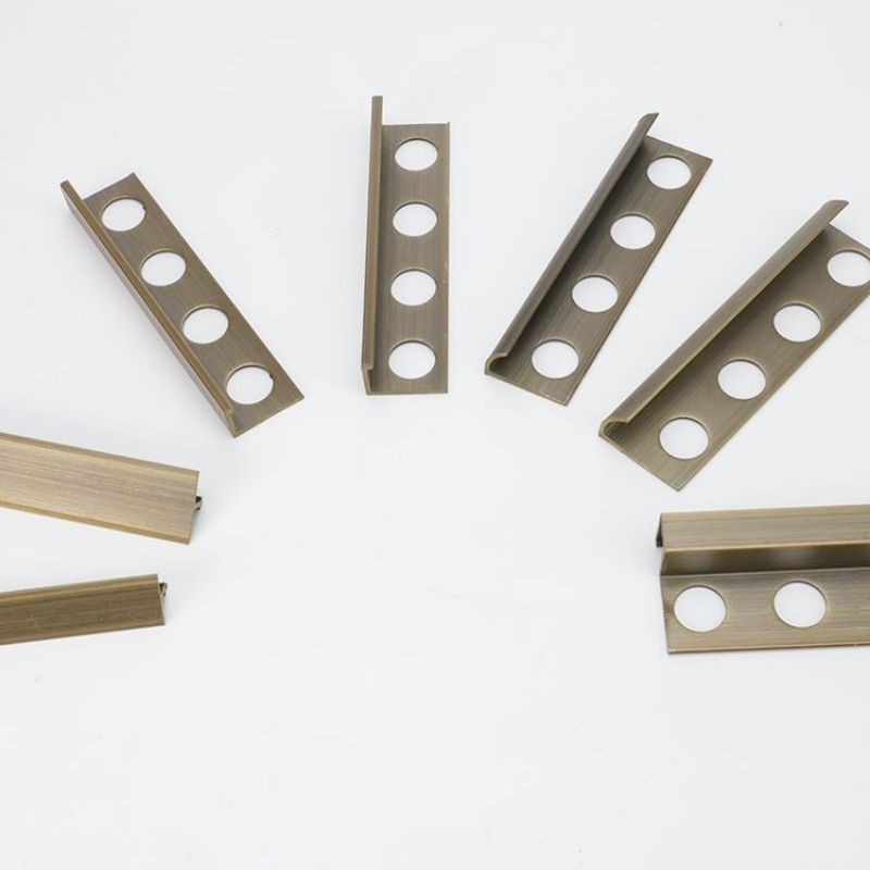 Customized Wholesale Ceramic Metal Free Sample Brass Tile Trim Strip