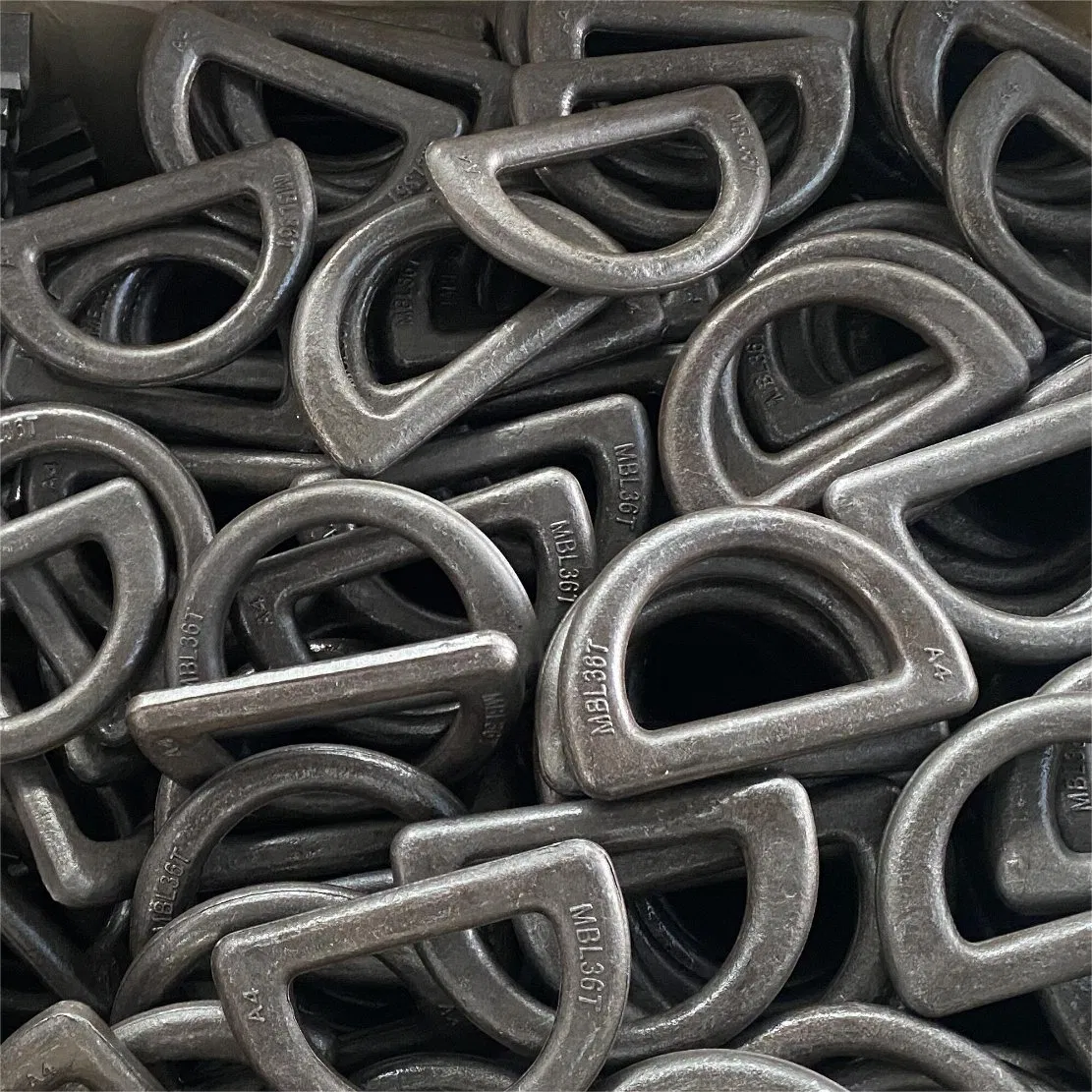 Roro G80 13mm*80mm Alloy/Carbon Steel Heat Treatment Powder Coated Lashing Chain for Cargo/Container